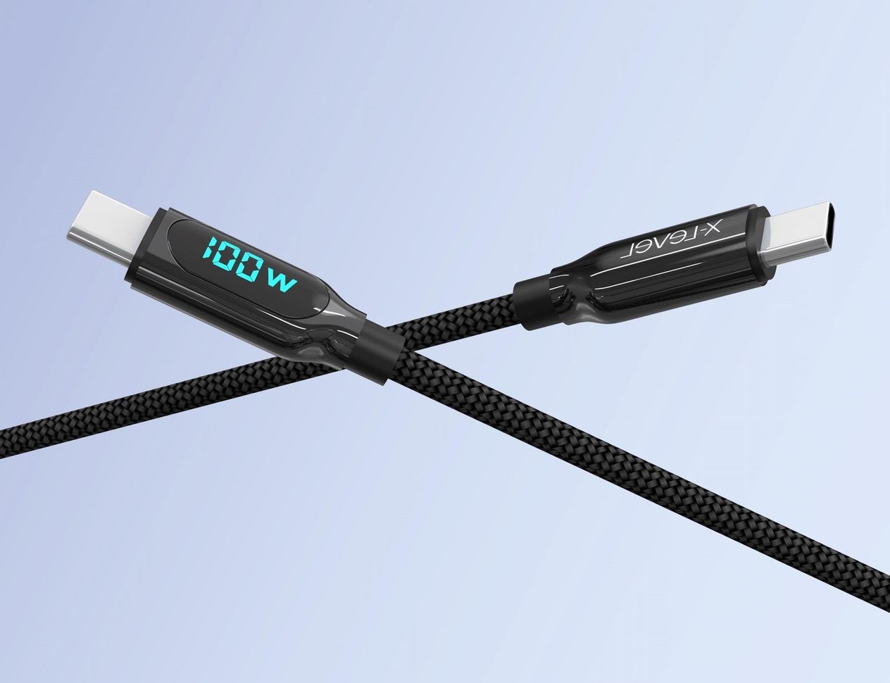 X-Level Xcc8406 X-Powerdigi Usb-C To Usb-C Digital Göstergeli Kablo 100W 5A