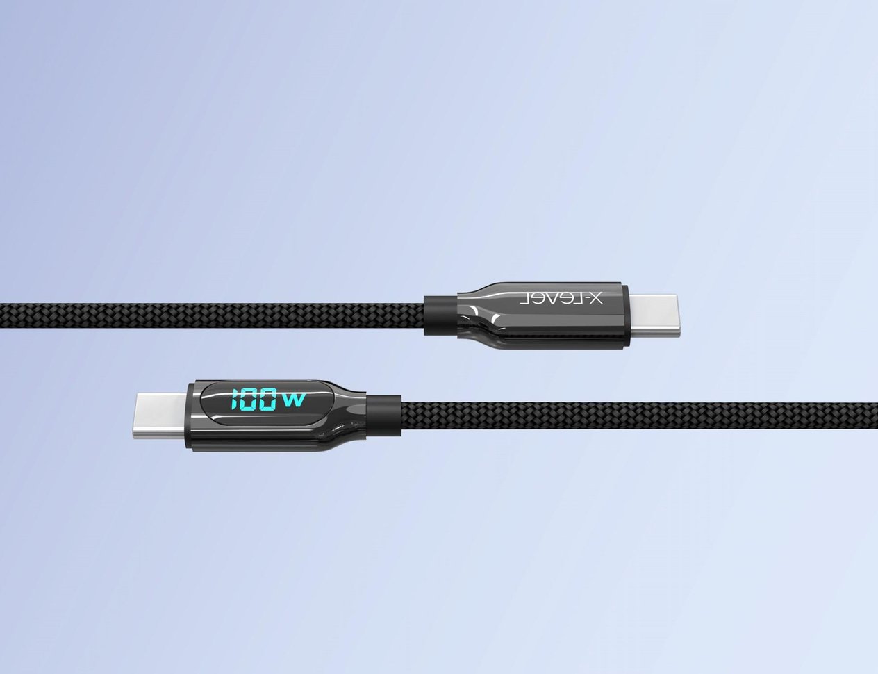 X-Level Xcc8406 X-Powerdigi Usb-C To Usb-C Digital Göstergeli Kablo 100W 5A