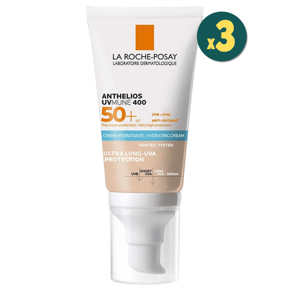 La Roche Posay Anthelios Uvmune 400 Tinted SPF50+ 50 ml 3 Adet Fiyatları - Modern Eczanesi