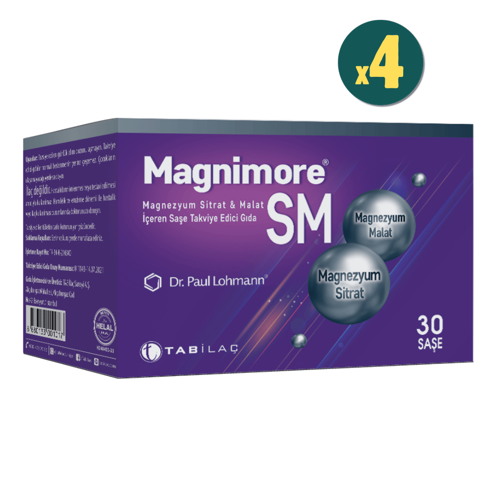Magnimore SM 30 Saşe 4 Adet Fiyatları - Modern Eczane