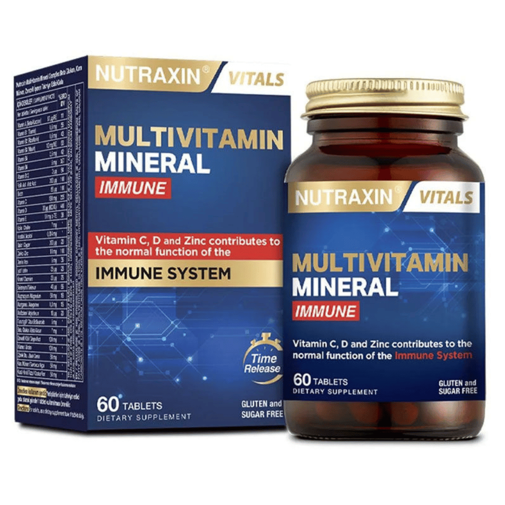 Nutraxin Multivitamin Mineral Immune 60 Tablet Fiyatları - Modern Eczane