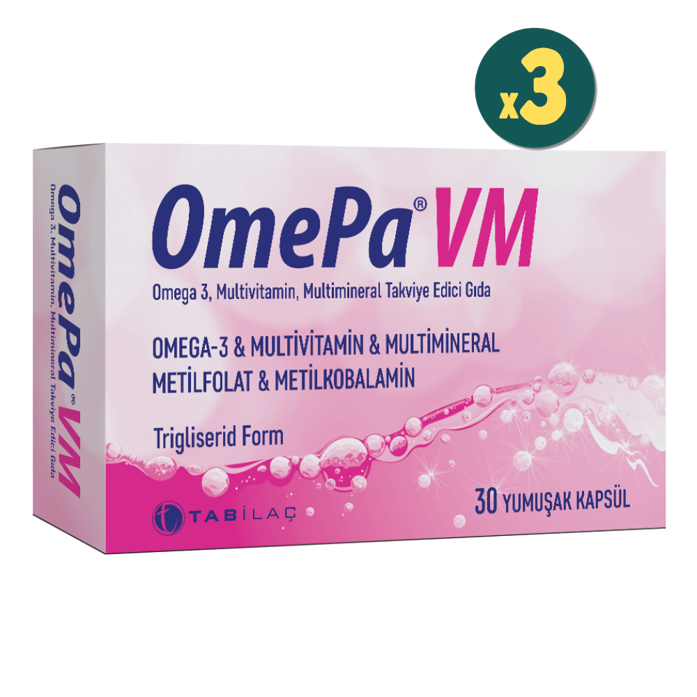 Omepa VM 30 Yumuşak Kapsül 3 Adet Fiyatları - Modern Eczane