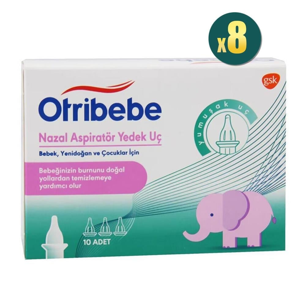 Otribebe Nazal Aspiratör Yedek Ucu 10'lu 8 Adet Fiyatları - Modern Eczane