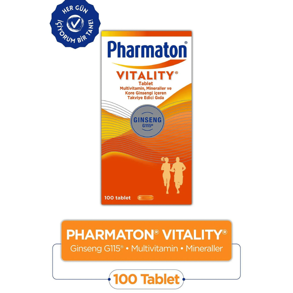 Pharmaton Vitality 100 Tablet Fiyatları - Modern Eczane