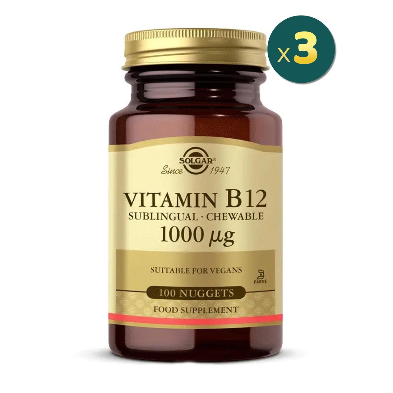 Solgar Vitamin B12 1000mcg 100 Kapsül 3 Adet Fiyatları - Modern Eczane