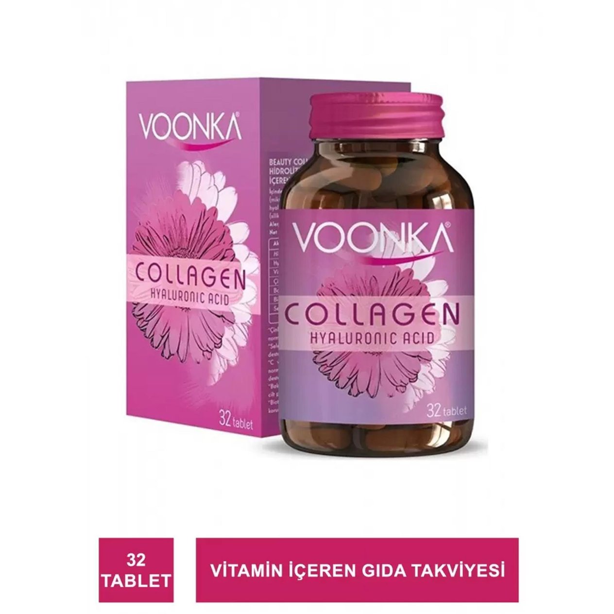 Voonka Collagen Hyaluronic Acid 32 Tablet Fiyatları
