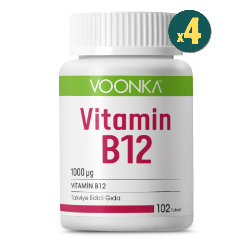 Voonka Vitamin B12 102 Tablet 4 Adet Fiyatları - Modern Eczane