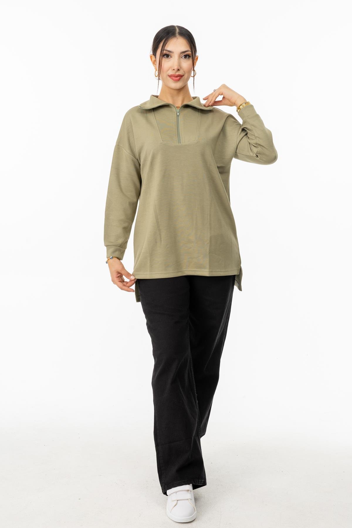 5876 Modal Kamyoncu Sweatshirt