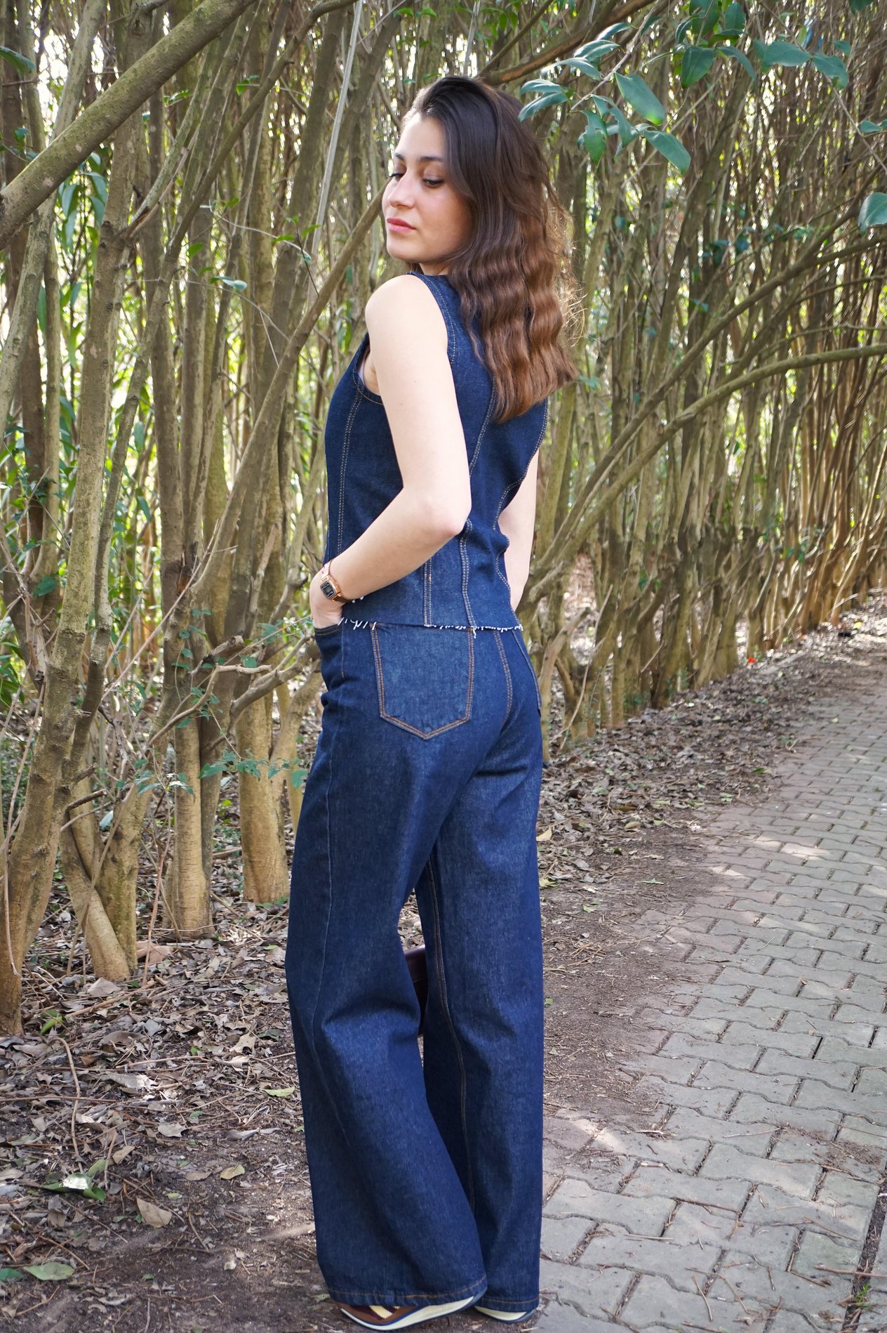 DENIM YELEKLİ TAKIM