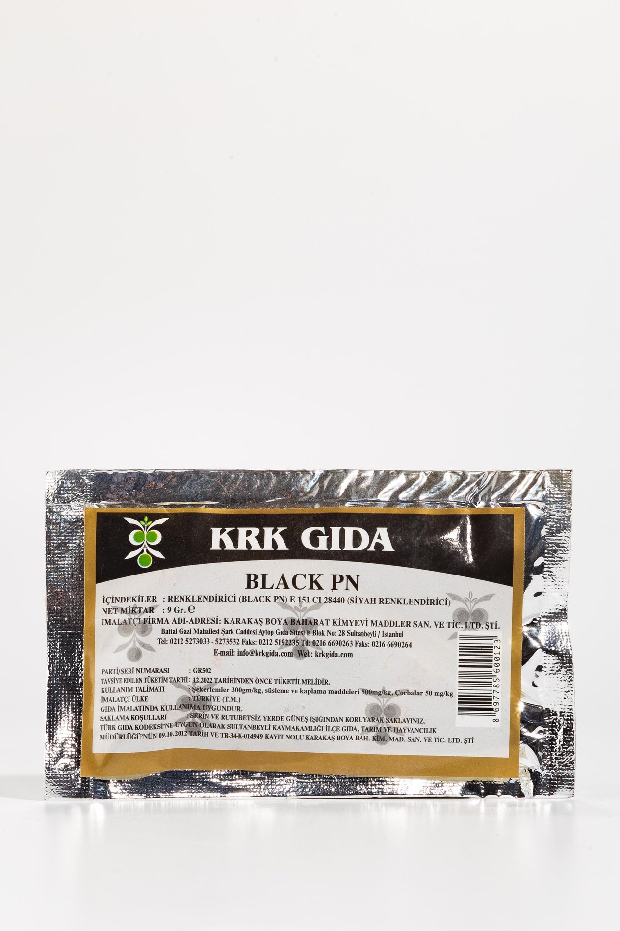 KRK GIDA BOYASI 9 GR SİYAH