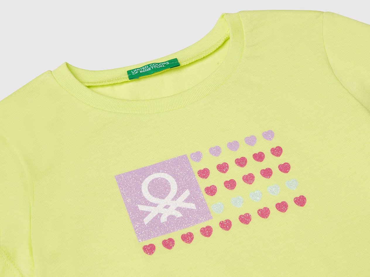 United Colors of Benetton Kız Bebek Tshirt 10HU 1/6 Yaş