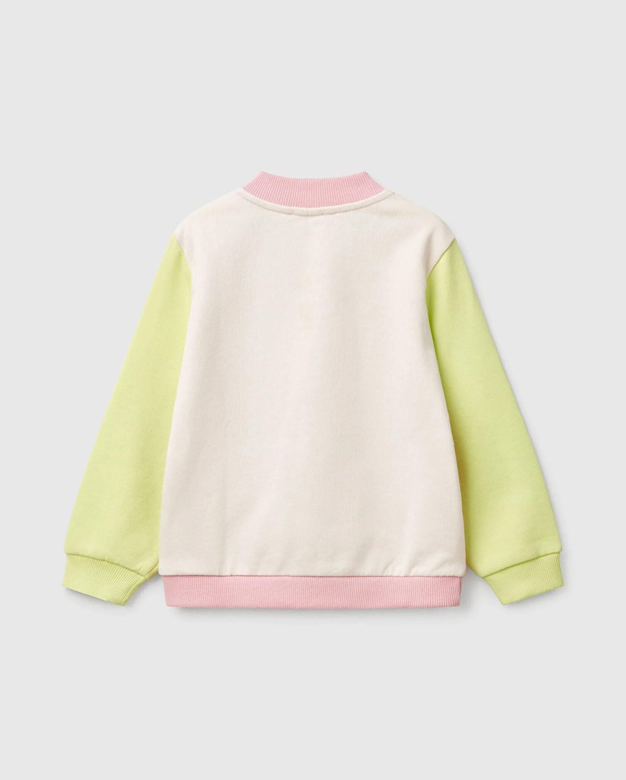 United Colors of Benetton Kız Çocuk Fermuarlı Sweatshirt 1/6yaş 503N