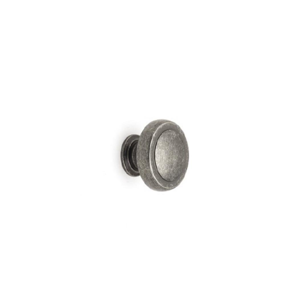 1915 Tek Delikli Kulp Antik Gümüş Renk 32 Mm