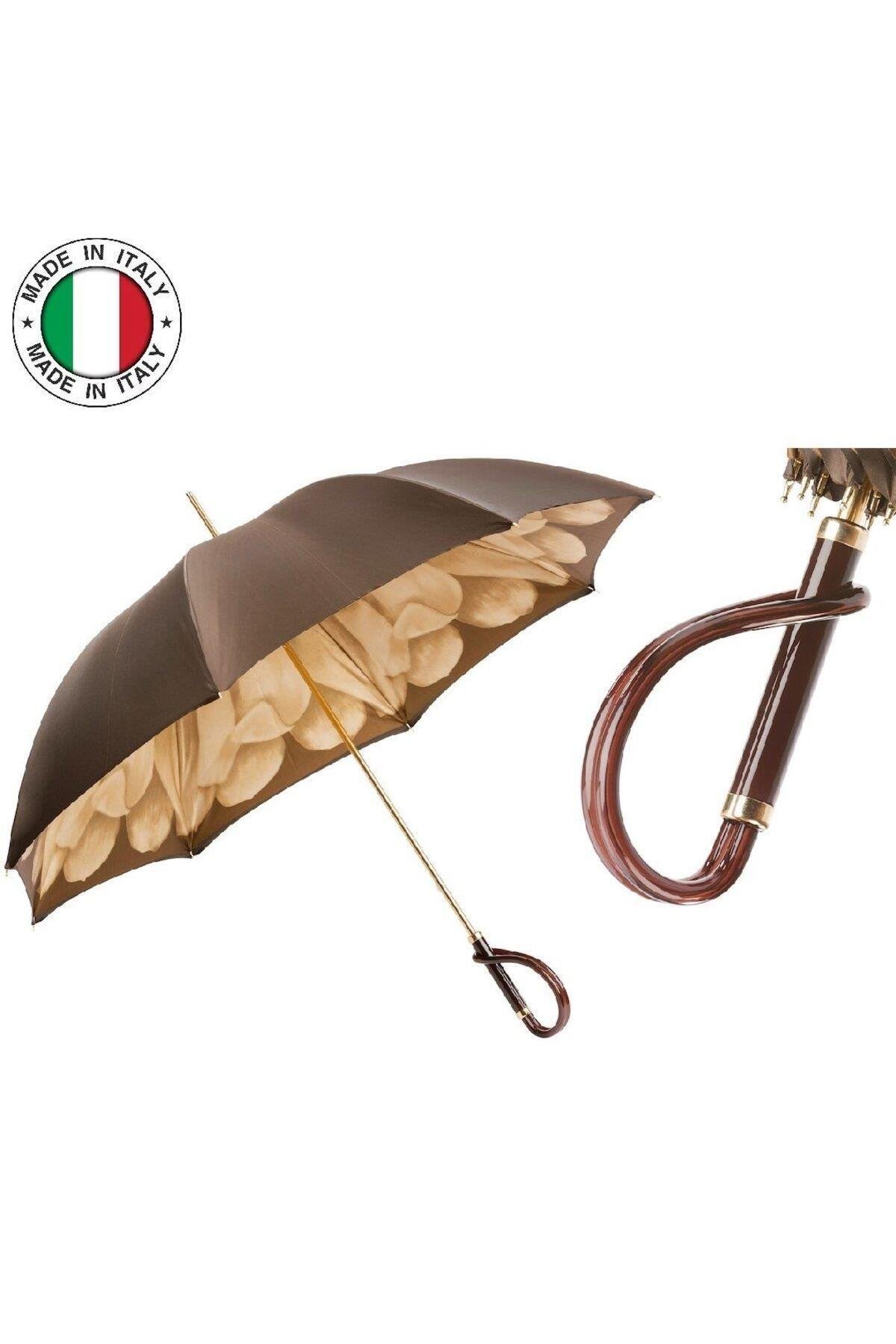 BURGU SAPLI/KAHVERENGİ ŞEMSİYE 95 CM