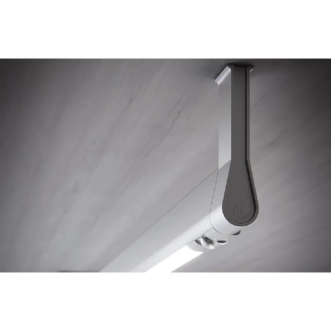 Entegre aydınlatmalı gardırop rayı profili - GOCCIA HE IFR 900mm 7,2W 24Vdc WW F46