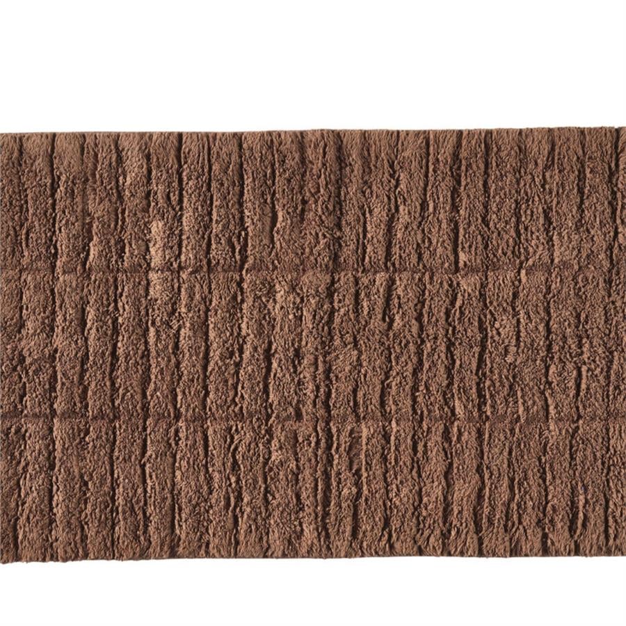 Fayans Banyo Paspası Terracotta Rengi %100 Pamuk 50x80 cm