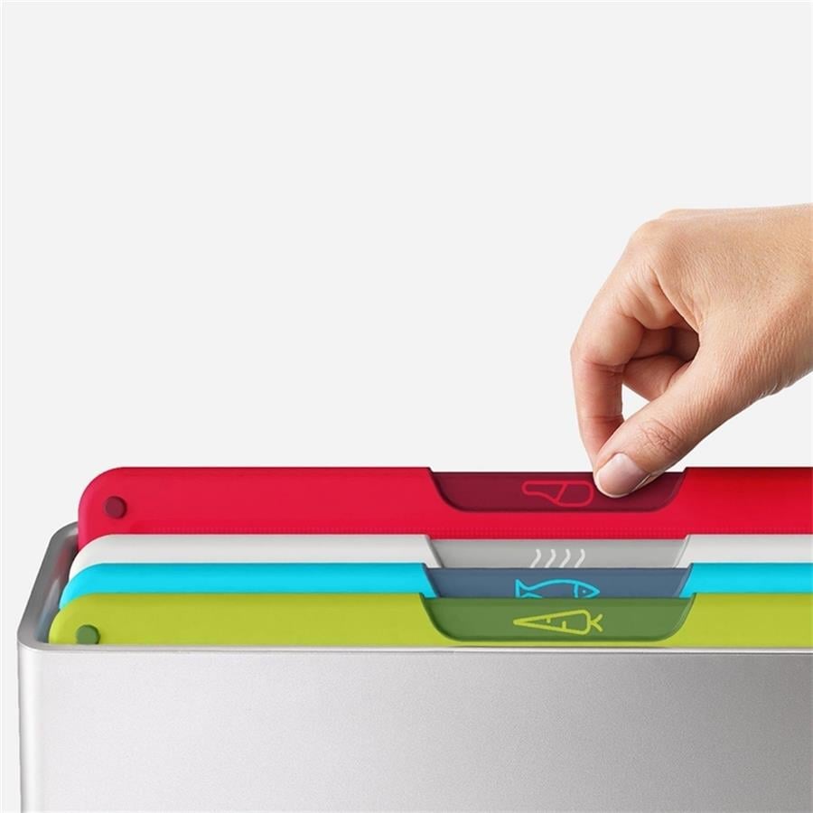 Folio Icon 4 Parça Kesme Tahtası Seti (Büyük - Multi Color)