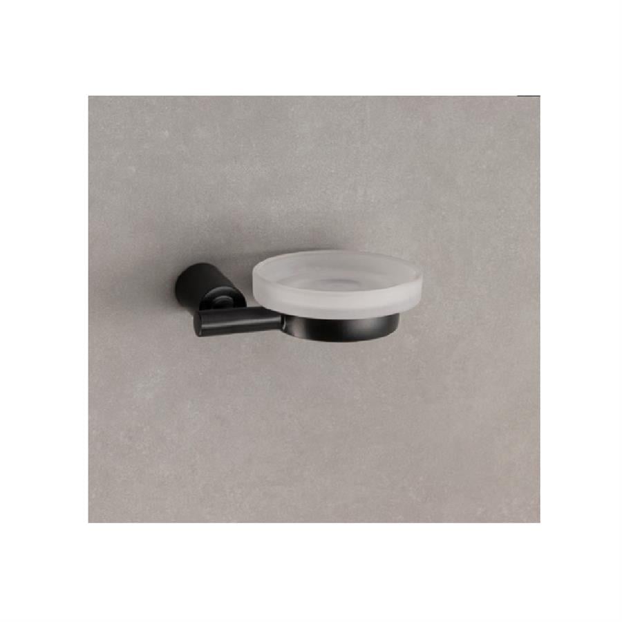 Icon Sabunluk Cam/Siyah Renk 43X117X118 Mm
