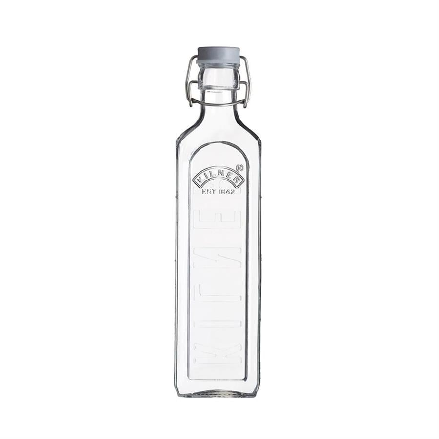 Kilner Klipsli Cam Şişe 1 Lt Şeffaf/Gri