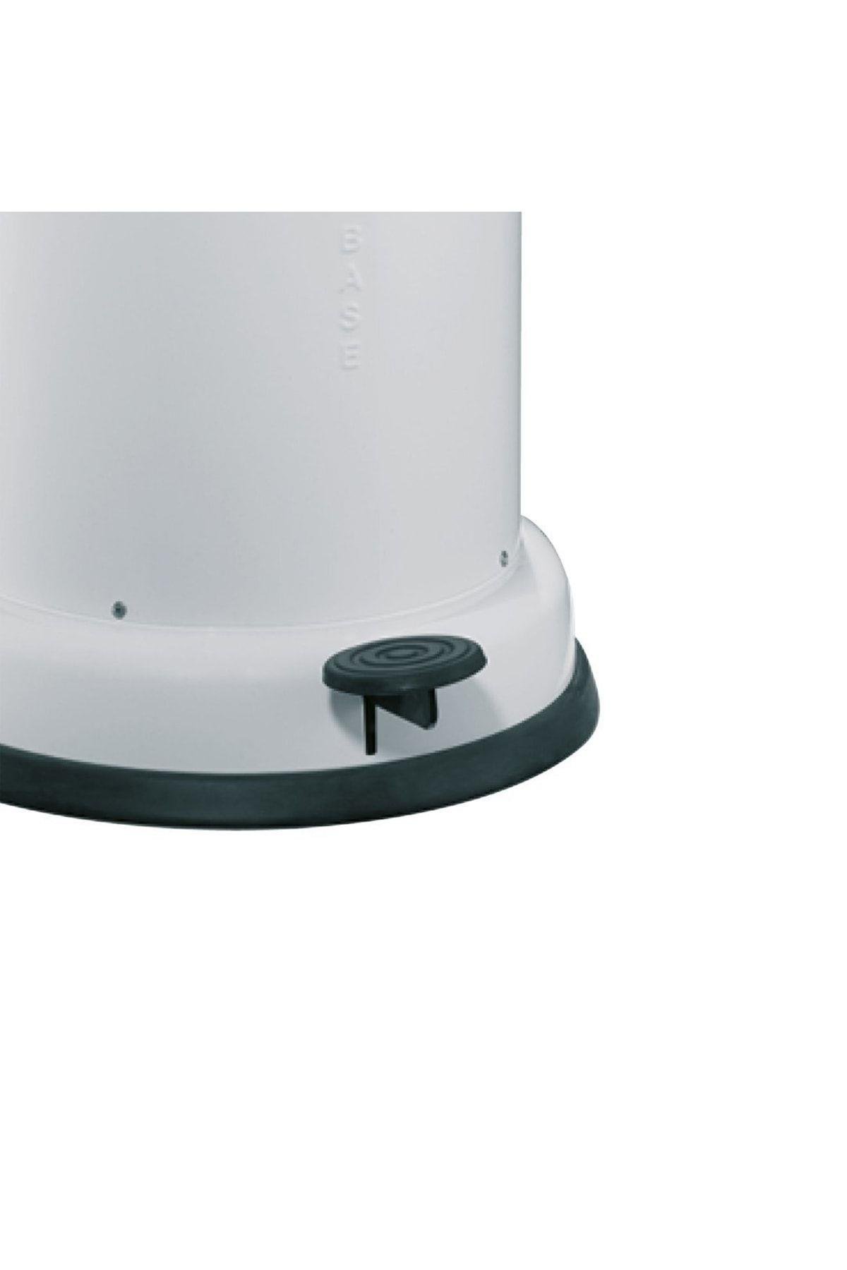 Mat Soğuk Gri-Büyük Boy Beysbo LitreÇöp Kovası 30 Litre(362x800mm)