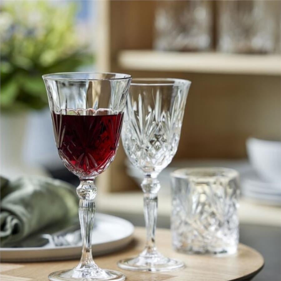 Melodia Kristal Kırmızı Şarap Kadehi 4 Adet 27 Cl