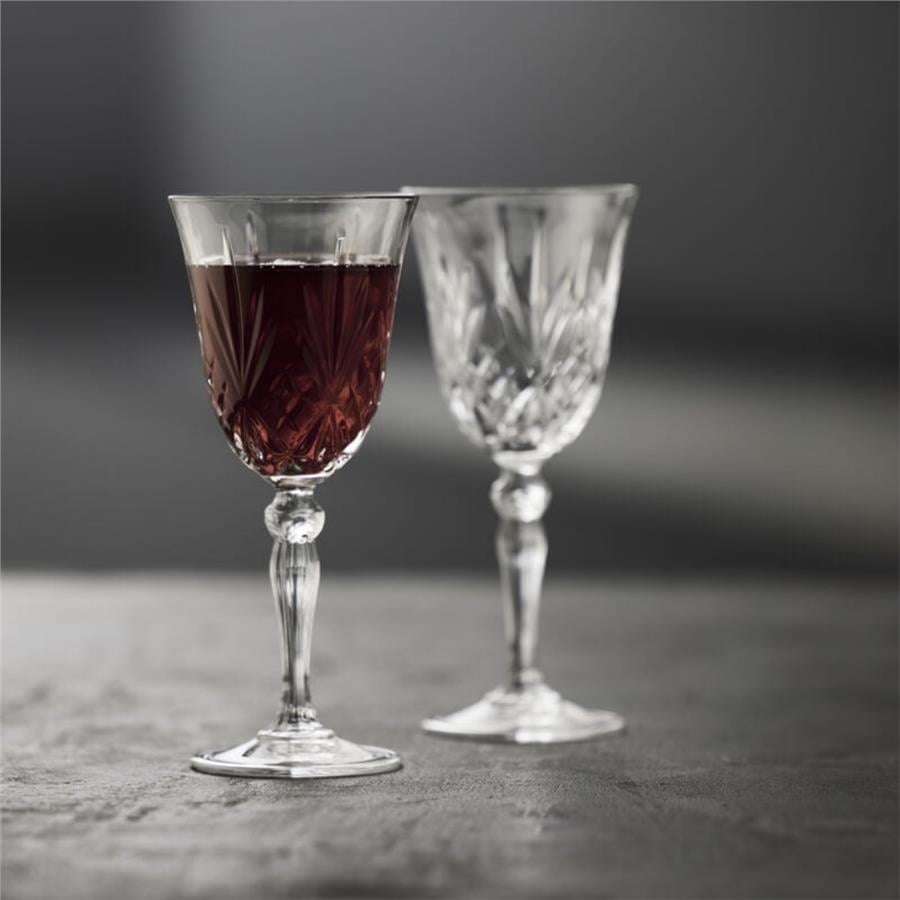 Melodia Kristal Kırmızı Şarap Kadehi 4 Adet 27 Cl
