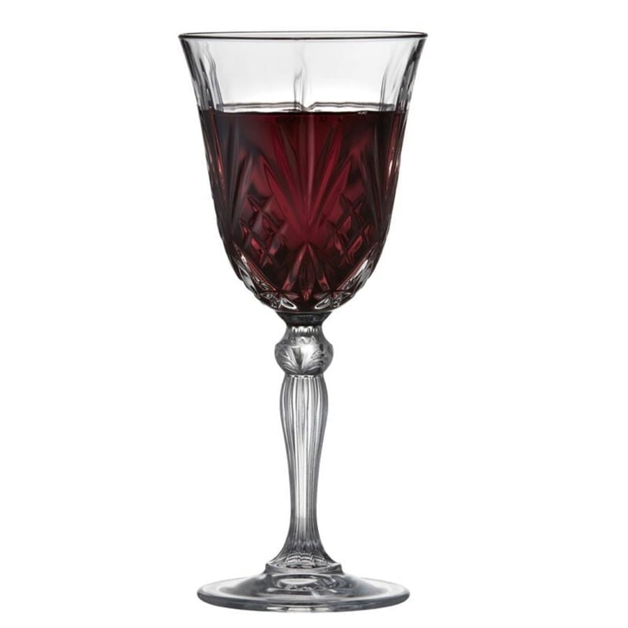 Melodia Kristal Kırmızı Şarap Kadehi 4 Adet 27 Cl