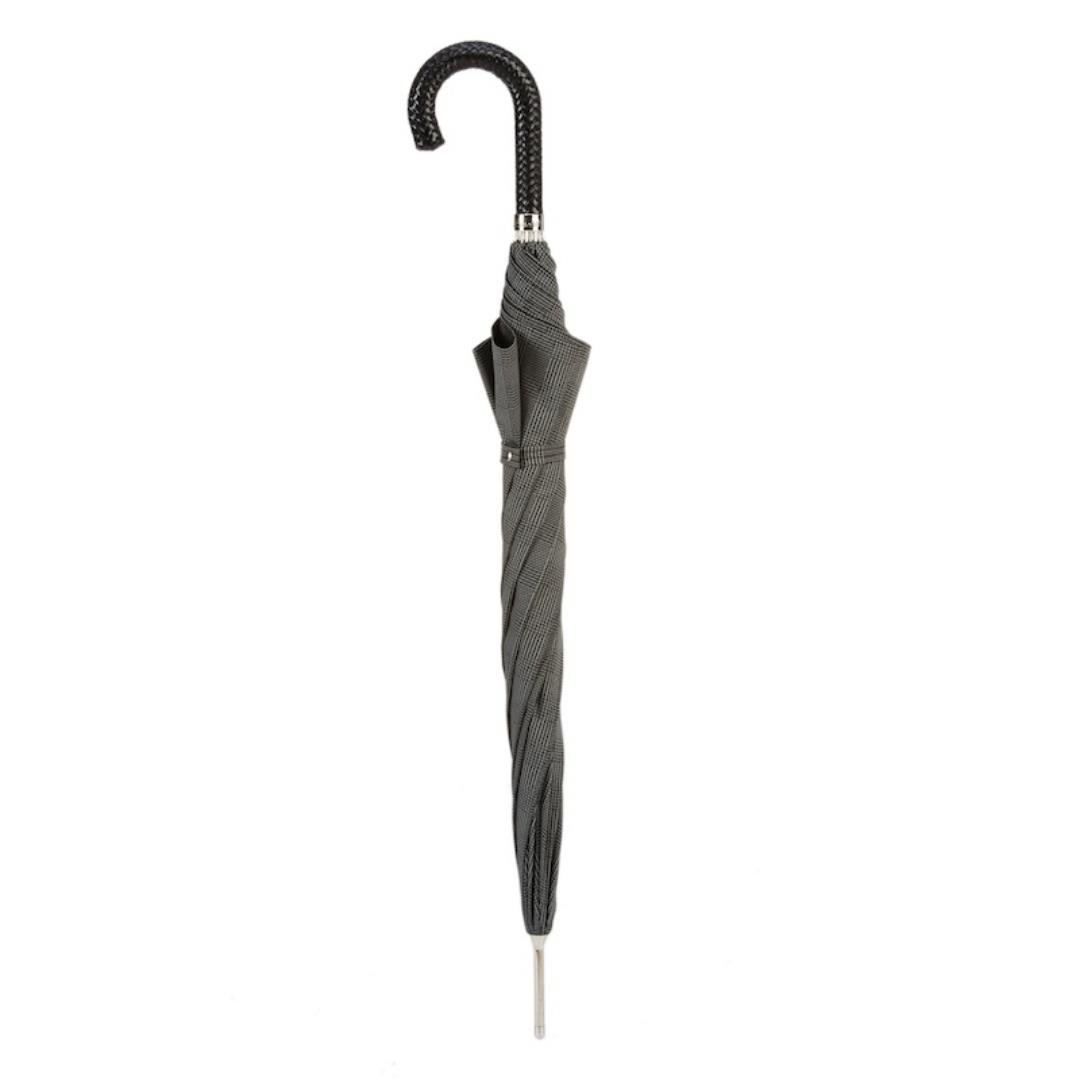 Örgülü Deri Saplı Milford Lüks Şemsiye H: 95 cm - Ø 110 cm