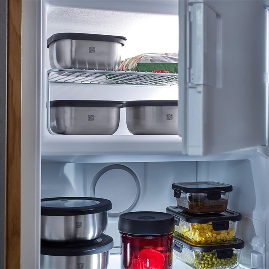 Provıdo Gıda Saklama Kabı Dikdörtgen 600 Ml Paslanmaz Çelik