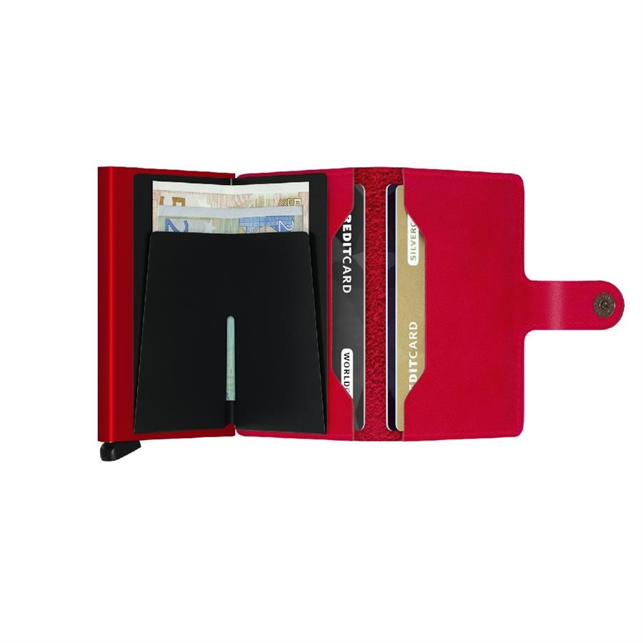 Secrid Miniwallet Original Red-Red Cüzdan