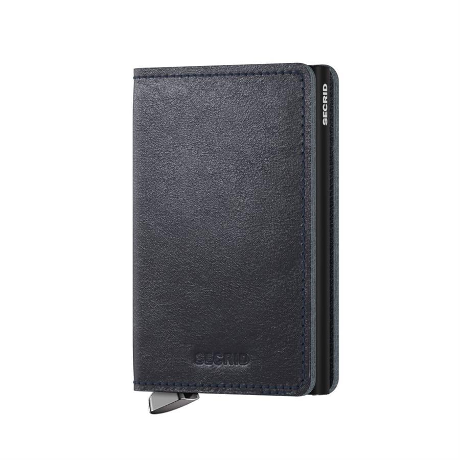 Secrid Premium Slimwallet Basco Navy - %100 Orjinal Avrupa Derisi Cüzdan