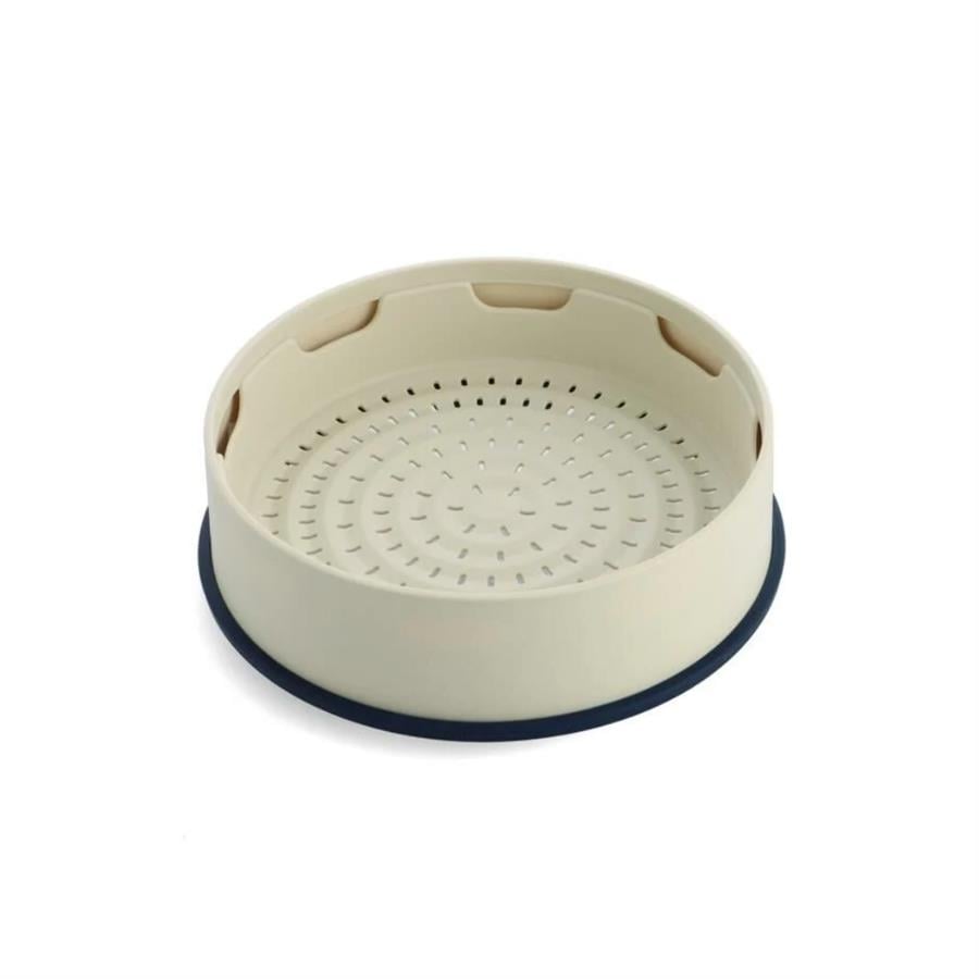 Silikon Steamy 24 Cm Buharda Pişirici Krem