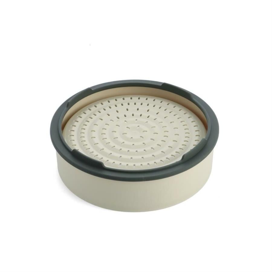 Silikon Steamy 24 Cm Buharda Pişirici Krem