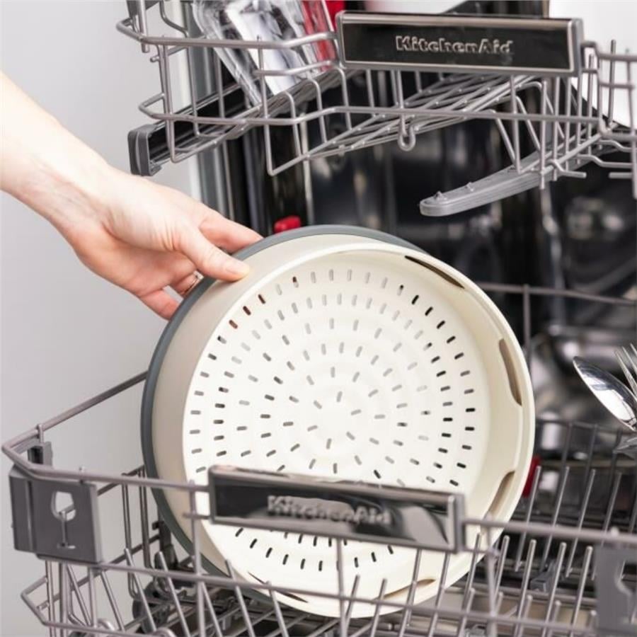 Silikon Steamy 24 Cm Buharda Pişirici Krem