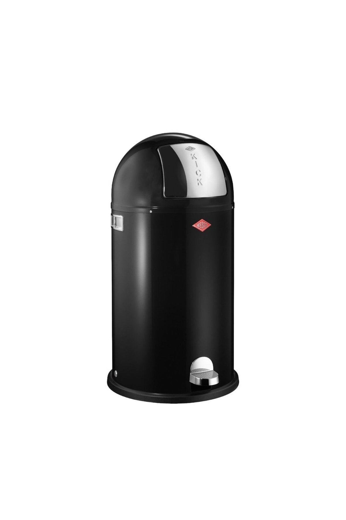 Siyah -Tekme(Kickboy) Çöp Kutusu 40 Litre(400x755mm)