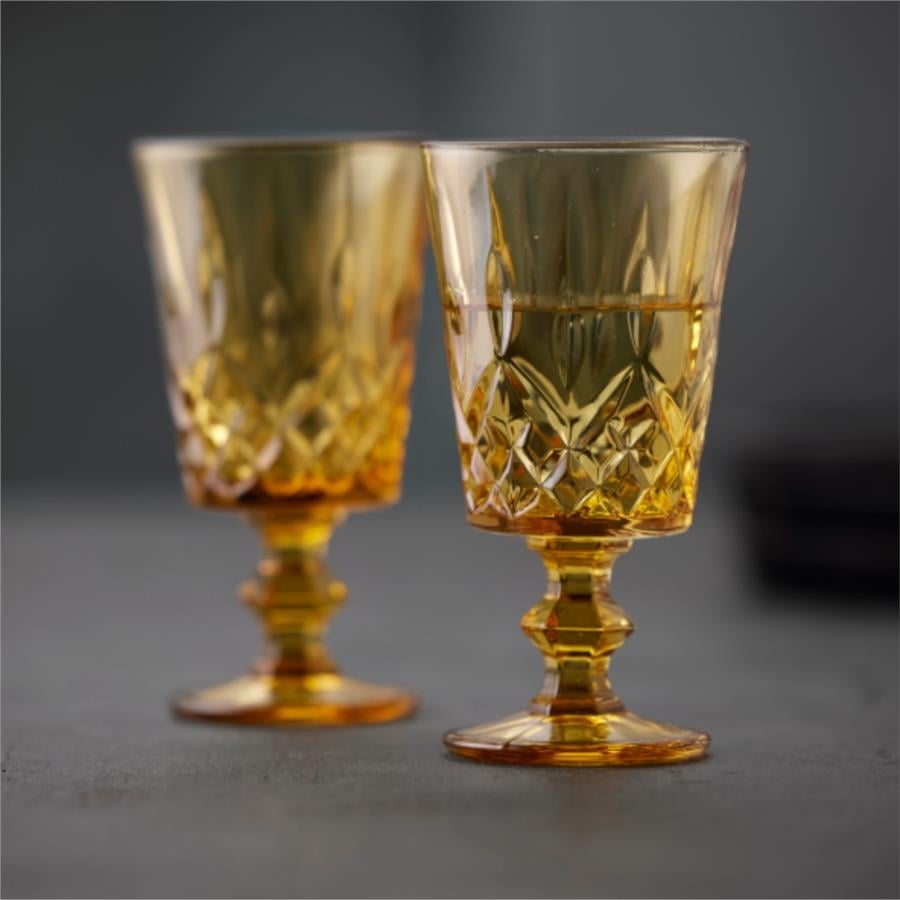 Sorrento Şarap Kadehi 4 Adet 29 Cl Amber