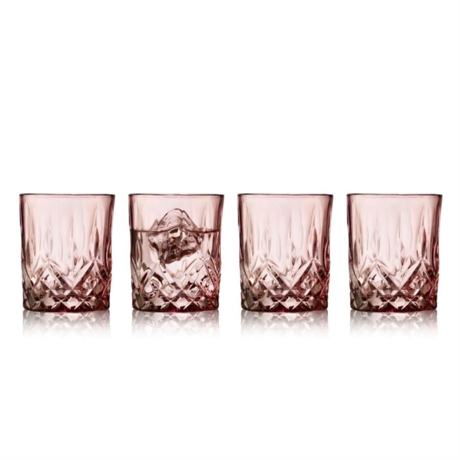Sorrento Viski Bardağı 4 Adet 32 Cl Pembe