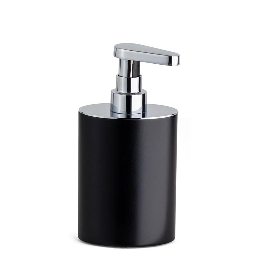 Tezgah Üstü Sıvı Sabunluk 250 Ml Siyah-Krom Renk 183X60X97 Mm