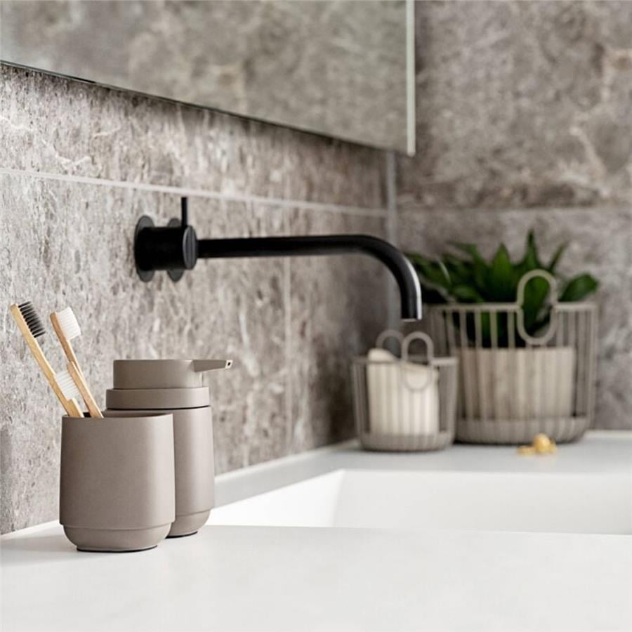 Time Diş Fırçası Kupası Beton Gri