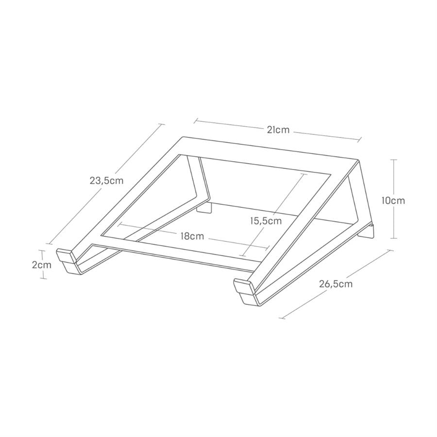 Tower 2 Yönlü Dizüstü Bilgisayar Ve Tablet Standı Beyaz Renk