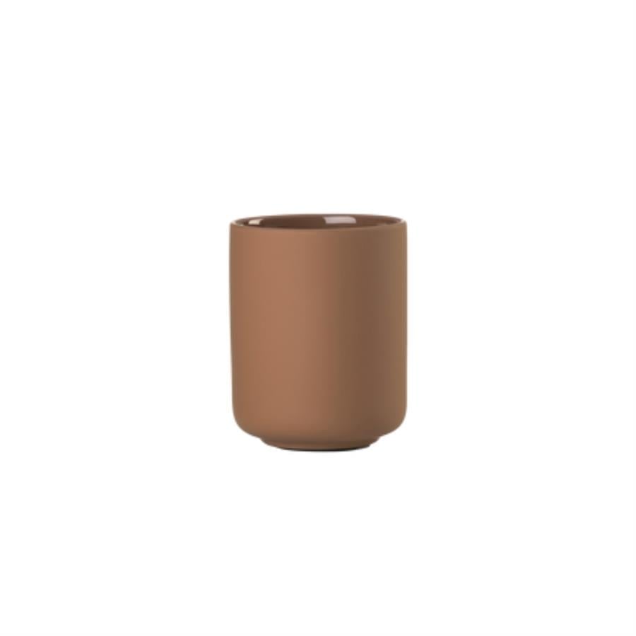 Ume Diş Fırçası Kupası Terracotta Renk 10,3 cm - Çap:8,3 cm