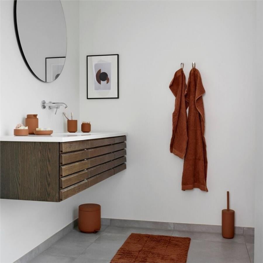 Ume Diş Fırçası Kupası Terracotta Renk 10,3 cm - Çap:8,3 cm