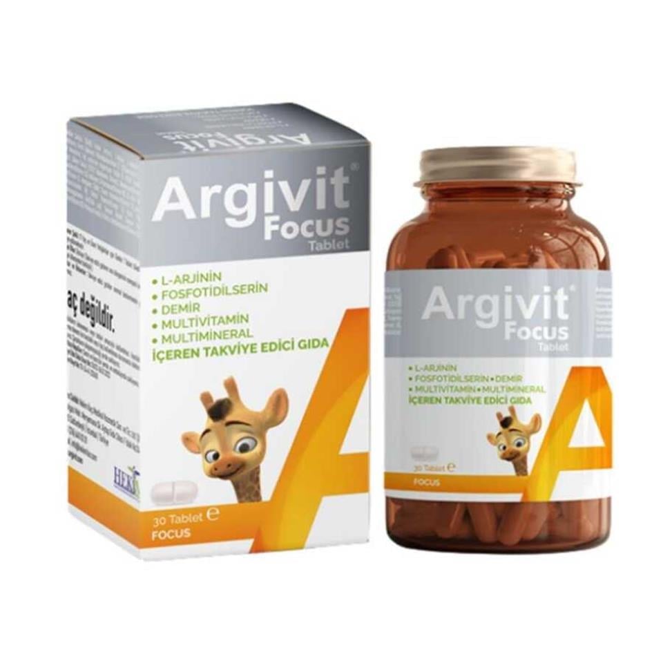 HEKİMArgivit Focus 30 Tablet8682408684338