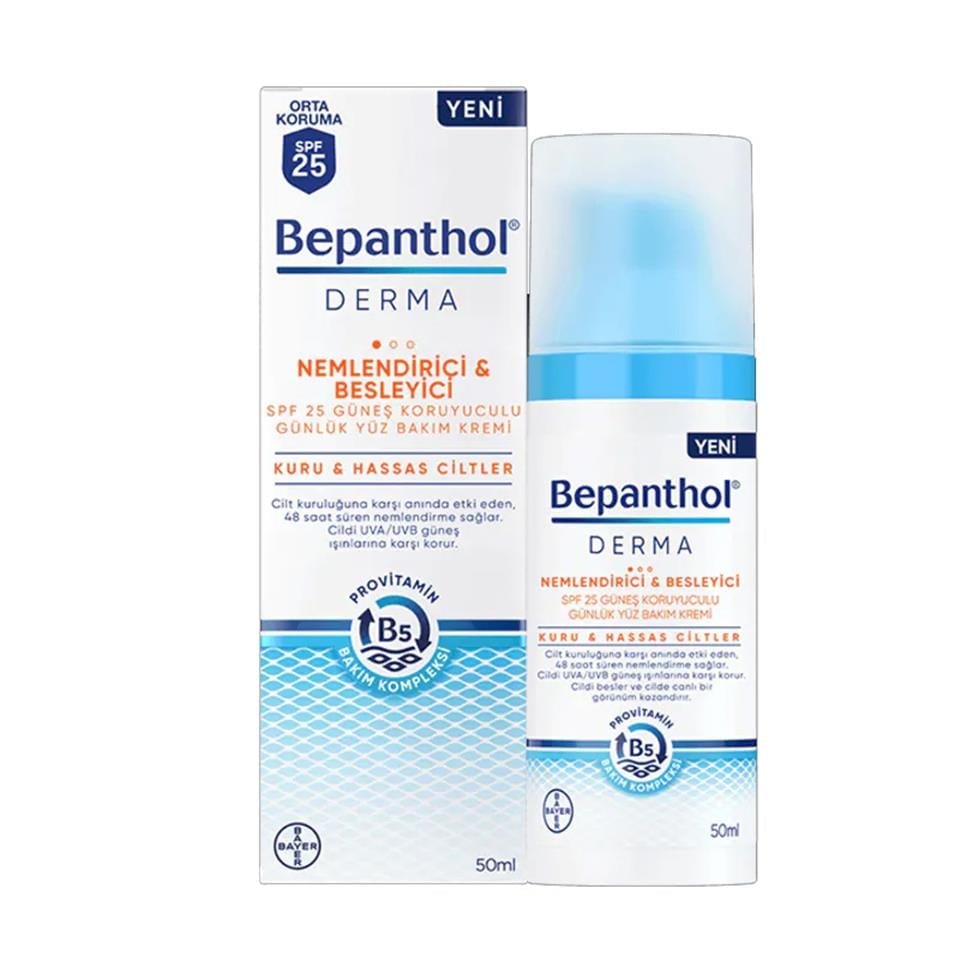 BEPANTHOLBepanthol Derma Nemlendirici ve Besleyici SPF 25 Yüz Bakım Kremi 50 Ml8699546358786