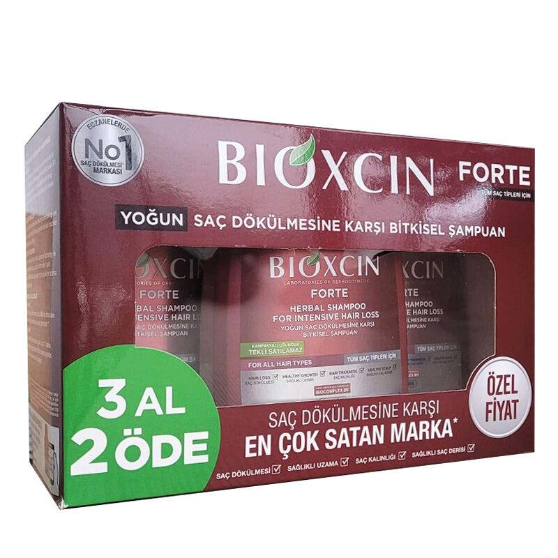 BİOXCİNBioxcin Forte Şampuan 3 Al 2 Öde 3*300 Ml Yoğun Dökülme Karşıtı Bitkisel Şampuan8697432096095