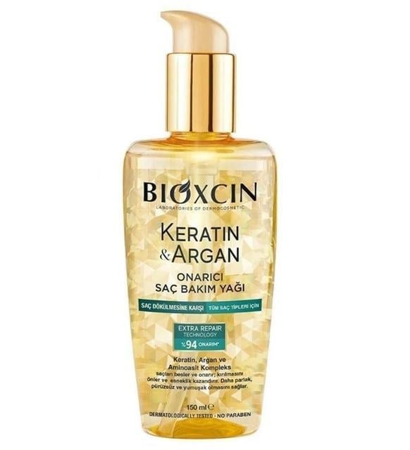 BİOXCİNBioxcin Keratin Argan Besleyici Onarıcı Saç Bakım Yağı 150 ml8680512631637