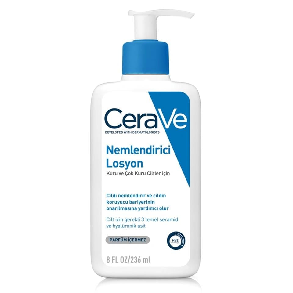 CeraVe Nemlendirici Yüz ve Vücut Losyonu-Seramid Ve Hyalüronik Asit Içerikli 236ml