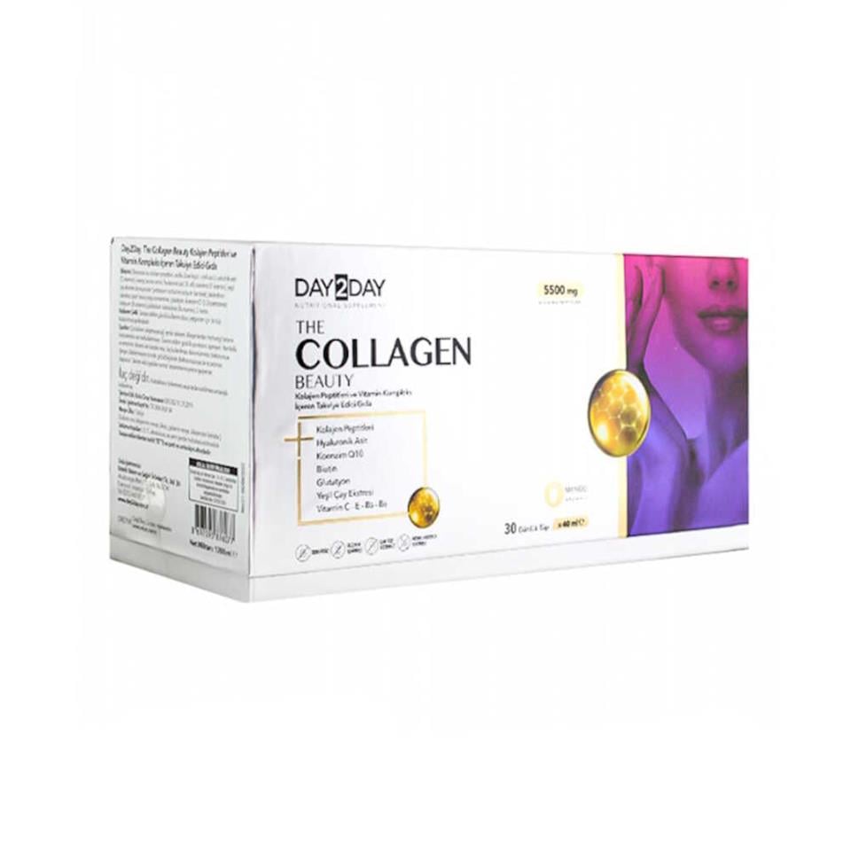 DAY2DAYDay2Day The Collagen Beauty Plus Takviye Edici Gıda 40 ml x 30 Adet 5500Mg Mango Aromalı8697595876077