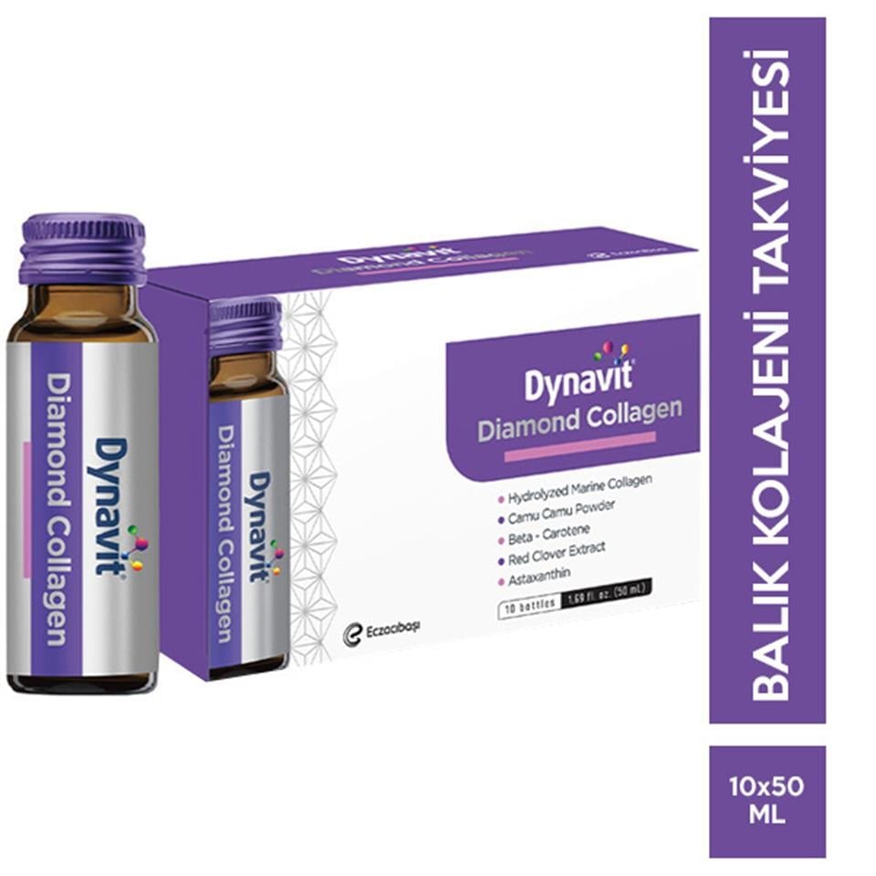 Diamond Collagen , Üzüm Aromalı Hidrolize Tip I Balık Kolajeni