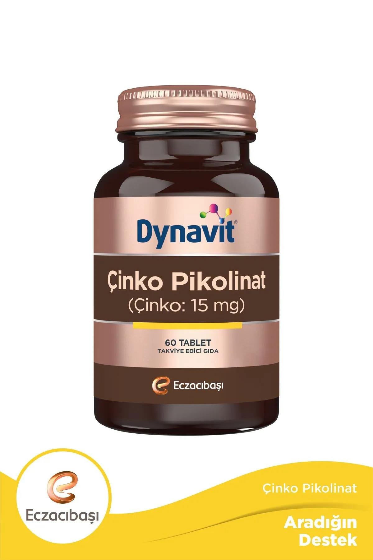 DYNAVİTDynavit Çinko Pikolinat 15mg 60 Tablet8699586016028